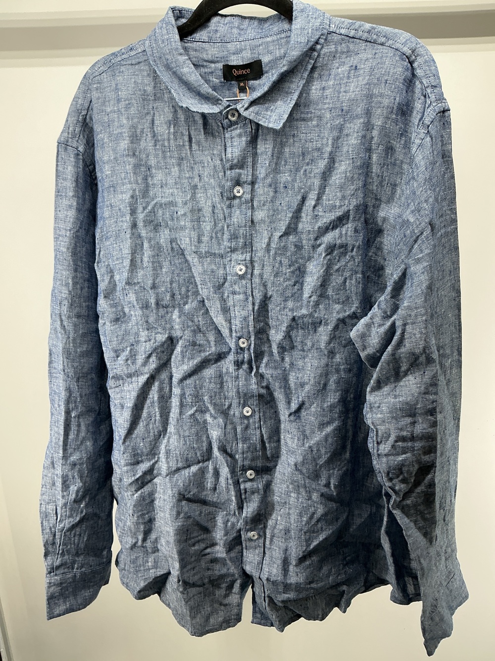 100% European Linen Relaxed Long Sleeve Shirt